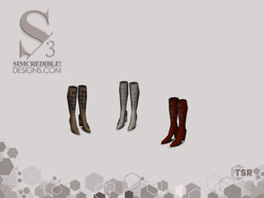 Sims 3 — Odyssey Boots by SIMcredible! — SIMcredibledesigns.com