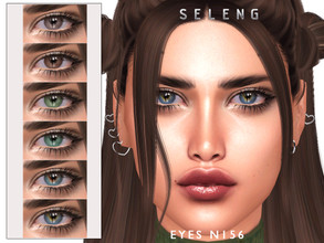 Sims 4 — Eyes N156 by Seleng — HQ compatible eyes with 15 colours. Allowed for all the ages. Enjoy!