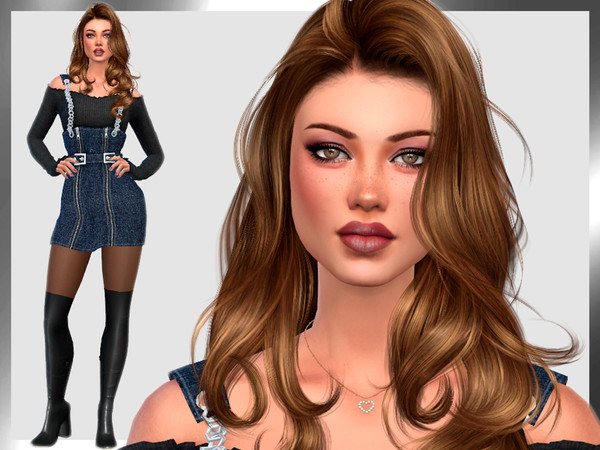 Sims 4 — Virginia Baker by DarkWave14 — Download all CC's listed in the Required Tab to have the sim like in the