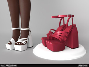 Sims 4 — 956 - High Heels by ShakeProductions — Shoes/High Heels HQ Compatible New Mesh All LODs 25 Colors