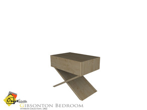 Sims 3 — Gibsonton End Table by Onyxium — Onyxium@TSR Design Workshop Bedroom Collection | Belong To The 2022 Year
