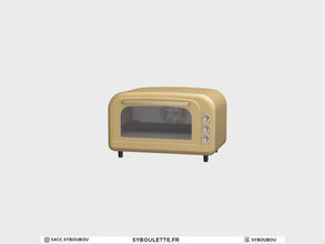 Sims 4 — Millennial - Oven by Syboubou — This a surface oven which is basegame and doesn't need decorator DLC.