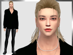 Sims 4 — Sim inspired by Hyunjin (Stray Kids) by DarkWave14 — Download all CC's listed in the Required Tab to have the