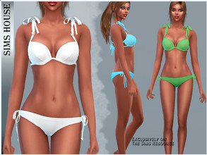 Sims 4 — TIE BIKINI PANTS by Sims_House — TIE BIKINI PANTS 8 options. Women's swimsuit bottoms for The Sims 4. Make up a