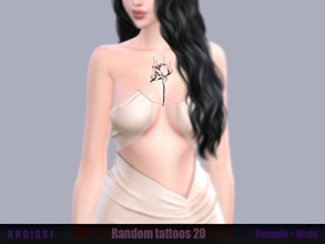Sims 4 — Random tattoos 20 by ANGISSI — *PREVIEWS MADE USING HQ MOD *HQ compatible *FEMALE+MALE *Works with all skins