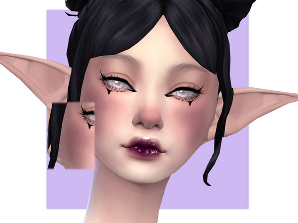 Sims 4 — Fang Blush by Sagittariah — base game compatible 4 swatches properly tagged enabled for all occults (except for