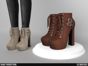 Sims 4 — 957 - High Heel Boots by ShakeProductions — Shoes/High Heels-Boots HQ Compatible New Mesh All LODs 26 Colors