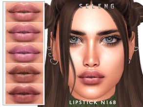 Sims 4 — Lipstick N168 by Seleng — The lipstick has 10 colours and HQ compatible. Allowed for teen, young adult, adult