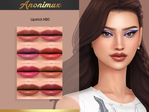 Sims 4 — Lipstick N20 by Anonimux_Simmer — - 8 Swatches - Compatible with the color slider - BGC - HQ - Thanks to all CC