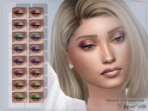 Sims 4 — Megan Eyeshadow [HQ] by Benevita — Megan Eyeshadow Makeup Category HQ Mod Compatible 16 Swatches I hope you