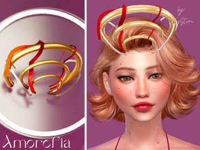 Sims 4 — Amorefia - futuristic diadem by FlyStone — This great future style diadem contains the spirit of the future and