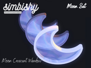 Sims 4 — Moon Crescent Window by simbishy — A crescent moon window.