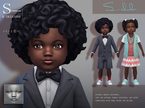 Sims 4 — Cute Toddler overlay skintone by S-CLUB by S-Club — Cute Toddler overlay skintone, compatible with all game base