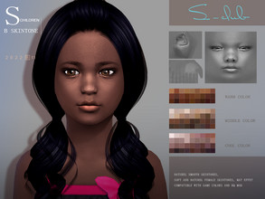 Sims 4 — Children overlay skintone by S-CLUB by S-Club — Children overlay skintone, compatible with all game base colors