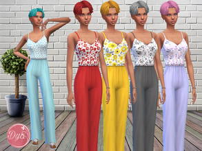 Sims 4 — jumpsuit NSBC by dyokabb — Teen, young adult, adult, senior, 10 swatches