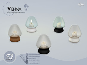 Sims 4 — Vienna candle by SIMcredible! — by SIMcredibledesigns.com available exclusively at TSR 3 colors + variations
