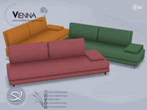Sims 4 — Vienna Loveseat color by SIMcredible! — by SIMcredibledesigns.com available exclusively at TSR 3 colors +