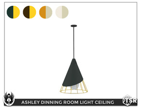 Sims 4 — Ashley Dinning Room Light Ceiling by nemesis_im — Light Ceiling from Ashley Dinning Room Set - 4 Colors - Base