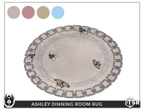 Sims 4 —  Ashley Dinning Room Rug by nemesis_im — Rug from Ashley Dinning Room Set - 4 Colors - Base Game Compatible