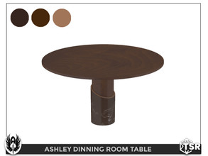 Sims 4 — Ashley Dinning Room Table by nemesis_im — Table from Ashley Dinning Room Set - 3 Colors - Base Game Compatible
