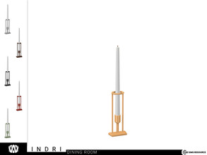 Sims 4 — Indri Candlestick by wondymoon — - Indri Dining Room - Candlestick - Wondymoon|TSR - Creations'2022
