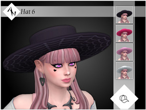 Sims 4 — Hat 6 by AleNikSimmer — Hat inspired by Draculaura G3 from Monster High. It comes in the original color plus