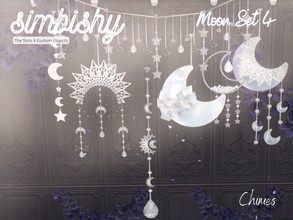 Sims 4 — Moon Set 4 - Chimes by simbishy — A mystical set of ceiling hanging chimes in honour of the beautiful moon.