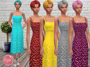Sims 4 — Summer dress NSBC by dyokabb — young adult, adult, senior 10 swatches