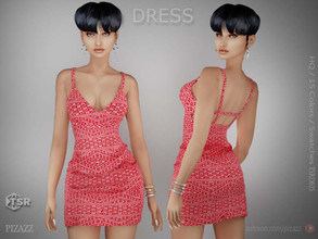 Sims 4 — Summer party dress by pizazz — A stylish summer party dress. Classy and sexy in a beautiful dress for your sims