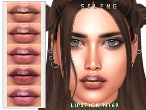 Sims 4 — Lipstick N169 by Seleng — The lipstick has 12 colours and HQ compatible. Allowed for teen, young adult, adult