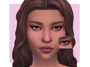 Sims 4 — Wispy Eyeliner by Sagittariah — base game compatible 1 swatch properly tagged enabled for all occults (except