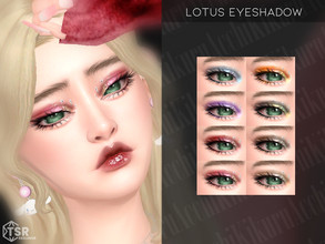 Sims 4 — Lotus Eyeshadow by Kikuruacchi — - It is suitable for Female and Male. ( Teen to Elder ) - 8 swatches - HQ