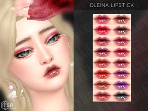 Sims 4 — Dleina Lipstick by Kikuruacchi — - It is suitable for Female and Male. ( Teen to Elder ) - 16 swatches - HQ