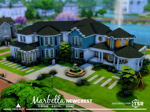 Sims 4 — Marbella Newcrest | NO CC by ProbNutt — Marbella is part of my Newcrest series, located on the biggest 50x40