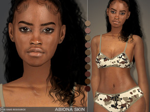 Sims 4 — Abiona Skin by MSQSIMS — This realistic skin comes in 10 swatches. It is suitable for Female only. You can find