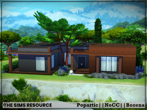 Sims 4 — Popartic by Bozena — The house is located in the Sulani . Have fun Lot: 30 x 20 Value: $ 72 299 Lot type:
