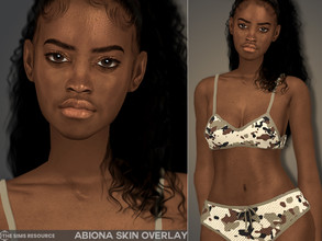 Sims 4 — Abiona Skin Overlay by MSQSIMS — This realistic skin overlay comes in 2 swatches and is compatible with all EA