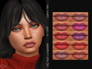 Sims 4 — Lipstick N42 by qLayla — !! Previews were made using HQ Mod !! The lipstick is : - base game compatible. - HQ
