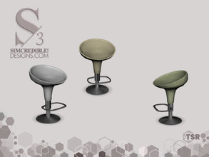 Sims 3 — Form and Function Bar Stool by SIMcredible! — SIMcredibledesigns.com