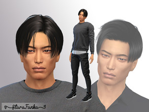 Sims 4 — Asano Katsuhito by starafanka — DOWNLOAD EVERYTHING IF YOU WANT THE SIM TO BE THE SAME AS IN THE PICTURES NO