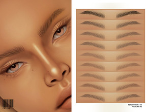Sims 4 — Eyebrows | N63 | V2 by cosimetic — - Female - 45 Swatches - Custom thumbnail Enjoy! 