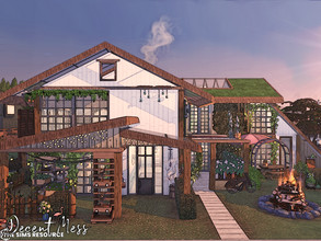 Sims 4 — Decent Mess | noCC by simZmora — A bit messy, eco-style house that nevertheless has some order. Lot:30x20 Lot