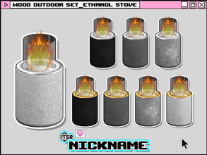 Sims 4 — wood outdoor set_ethanol stove by NICKNAME_sims4 — wood outdoor set 10 package files. wood outdoor set_bar wood