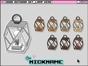 Sims 4 — wood outdoor set_lamp ver2 by NICKNAME_sims4 — wood outdoor set 10 package files. wood outdoor set_bar wood