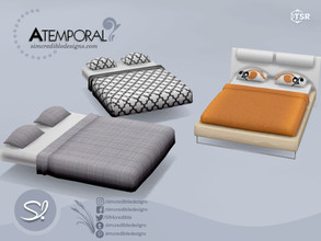 Sims 4 — Atemporal Bed Mattress by SIMcredible! — by SIMcredibledesigns.com available exclusively at TSR 6 colors