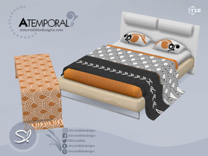 Sims 4 — Atemporal Blanket by SIMcredible! — by SIMcredibledesigns.com available exclusively at TSR 8 colors variations