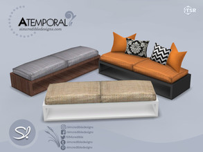 Sims 4 — Atemporal Loveseat by SIMcredible! — by SIMcredibledesigns.com available exclusively at TSR 8 colors variations