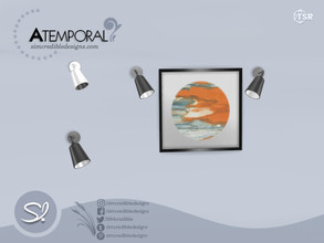 Sims 4 — Atemporal Wall Lamp 1 by SIMcredible! — by SIMcredibledesigns.com available exclusively at TSR 2 colors