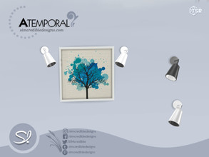 Sims 4 — Atemporal Wall Lamp 2 by SIMcredible! — by SIMcredibledesigns.com available exclusively at TSR 2 colors