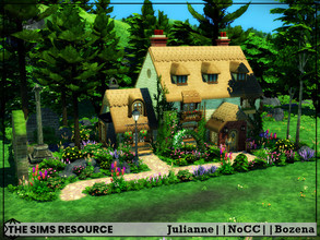 Sims 4 — Julianne by Bozena — The house is located in the Henford on Bagley . Have fun Lot: 30 x 20 Value: $ 24 323 Lot